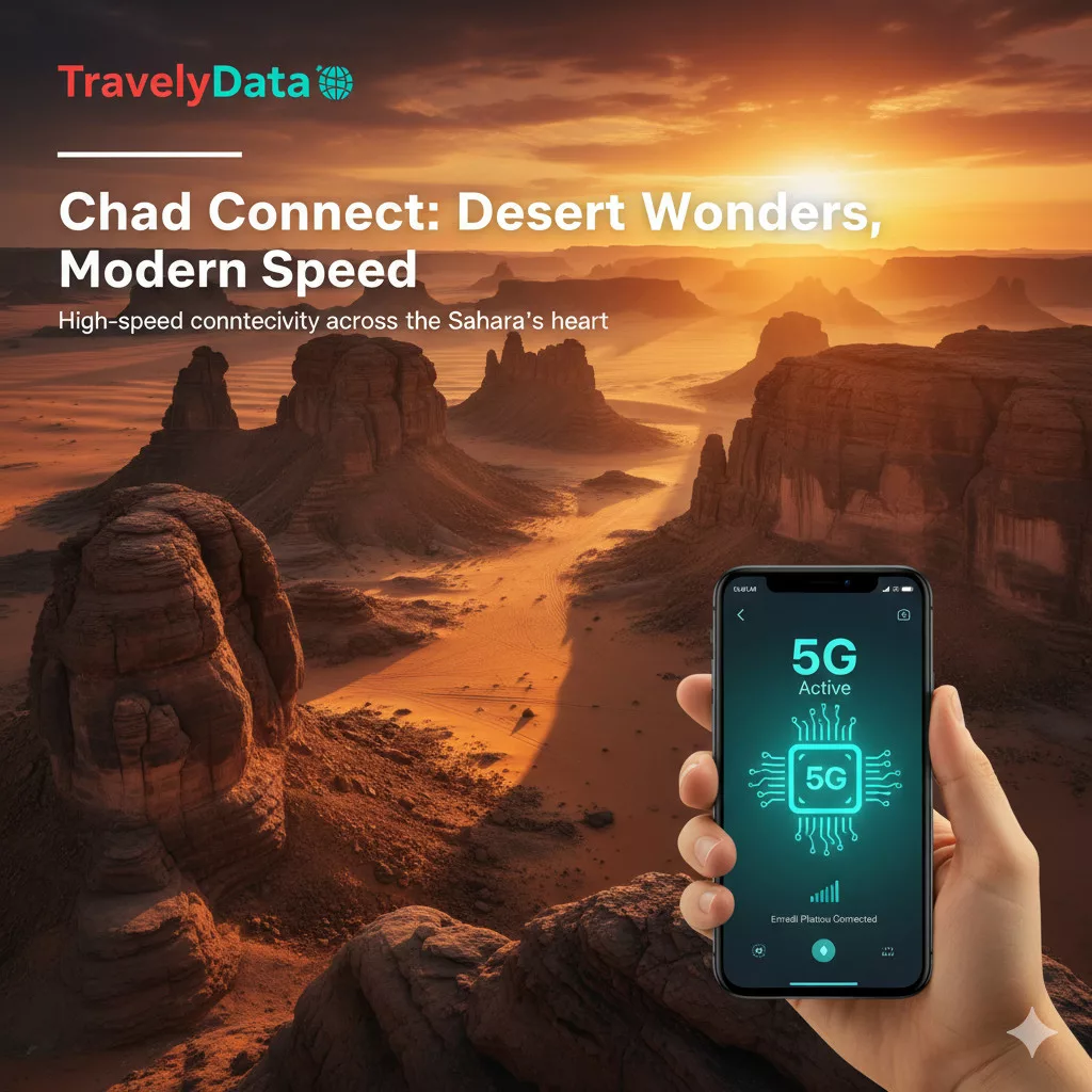 Chad travel eSIM data card