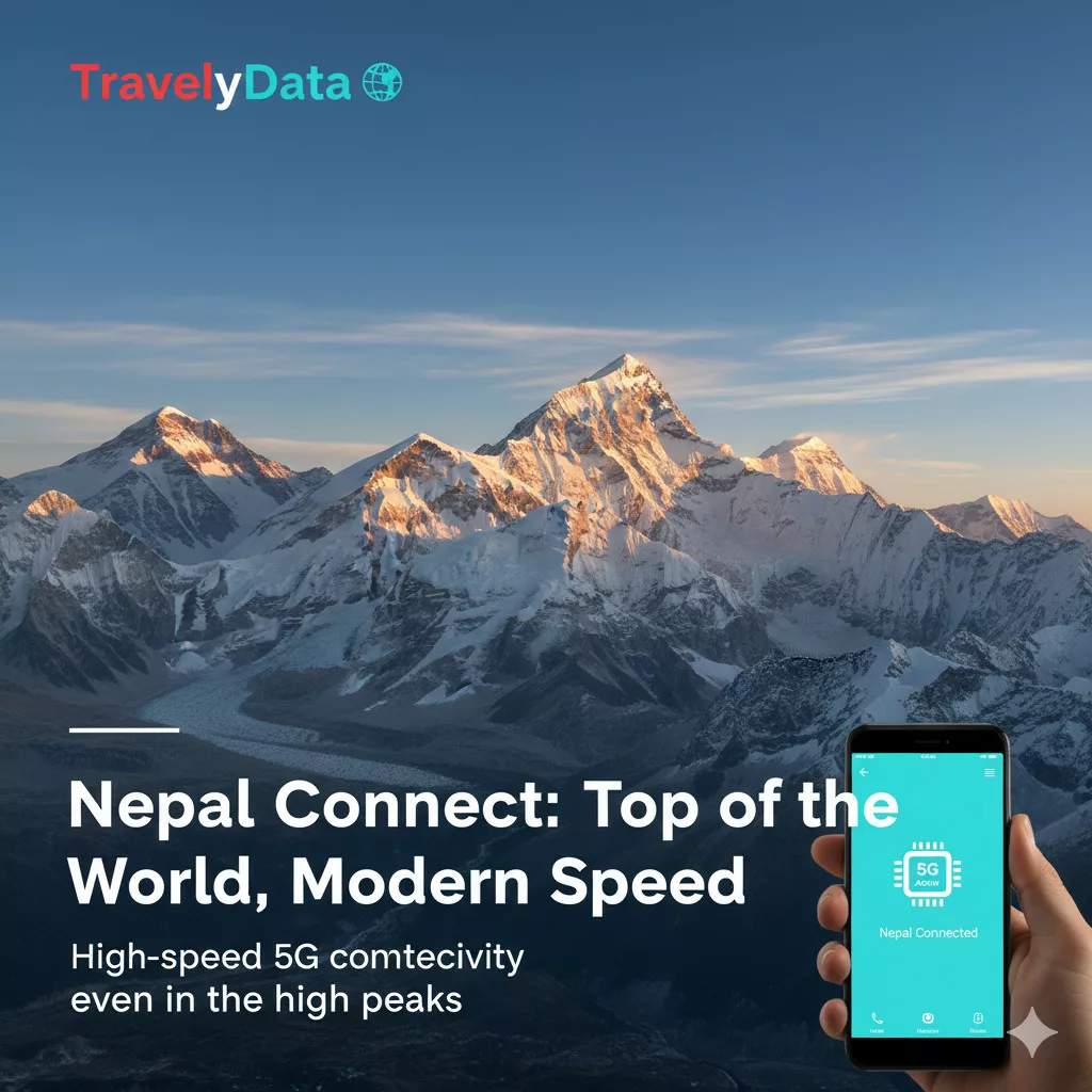 Nepal travel eSIM data card