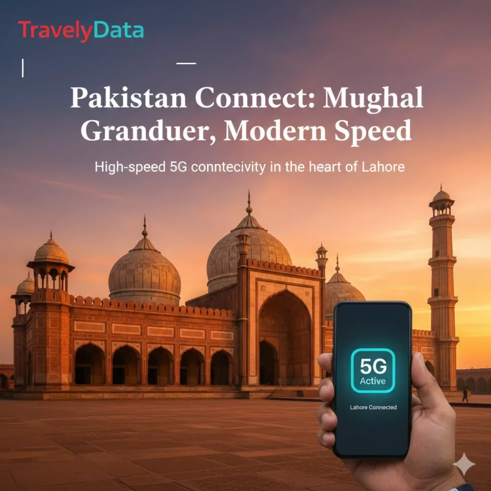 Pakistan travel eSIM data card