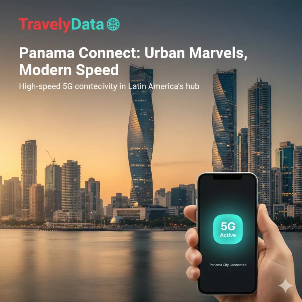 Panama travel eSIM data card
