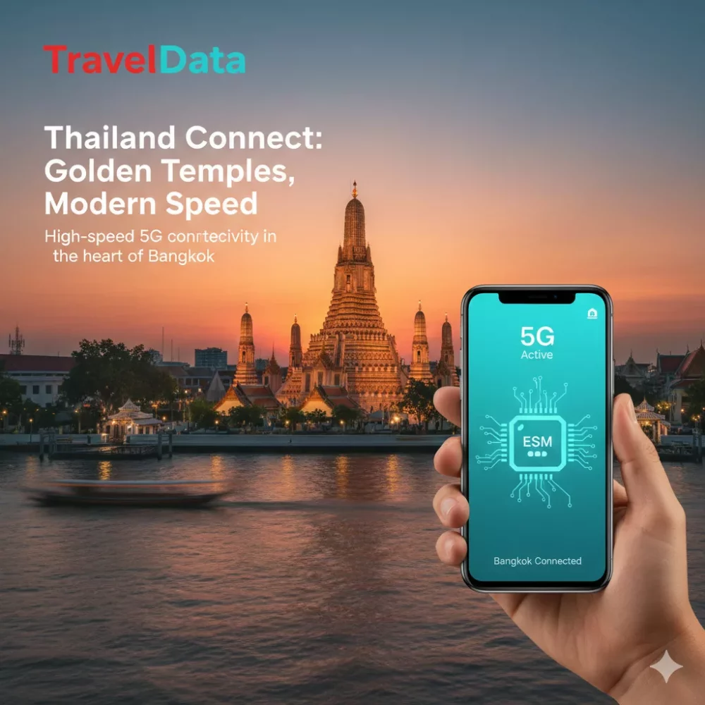 Thailand travel eSIM data card