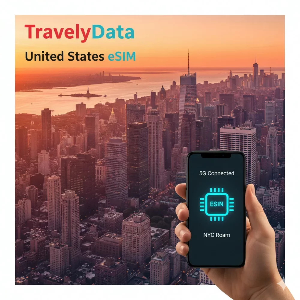 USA travel eSIM data card