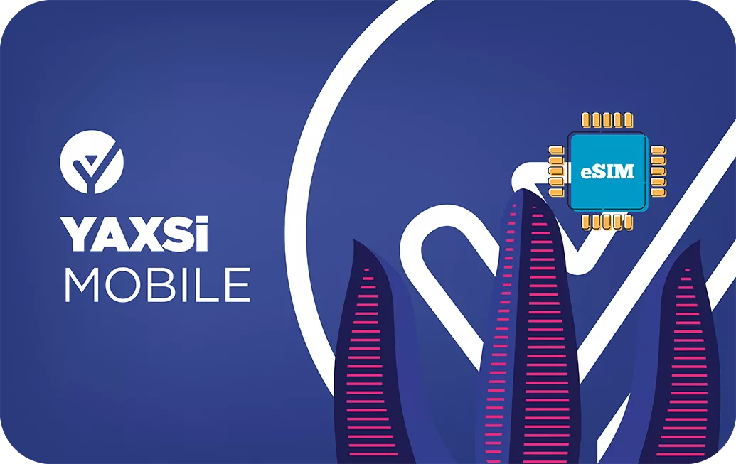 Azerbaijan travel eSIM data card