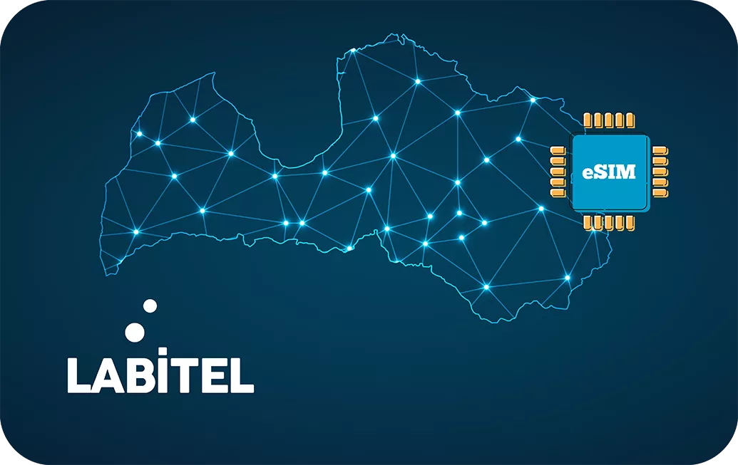 Latvia travel eSIM data card