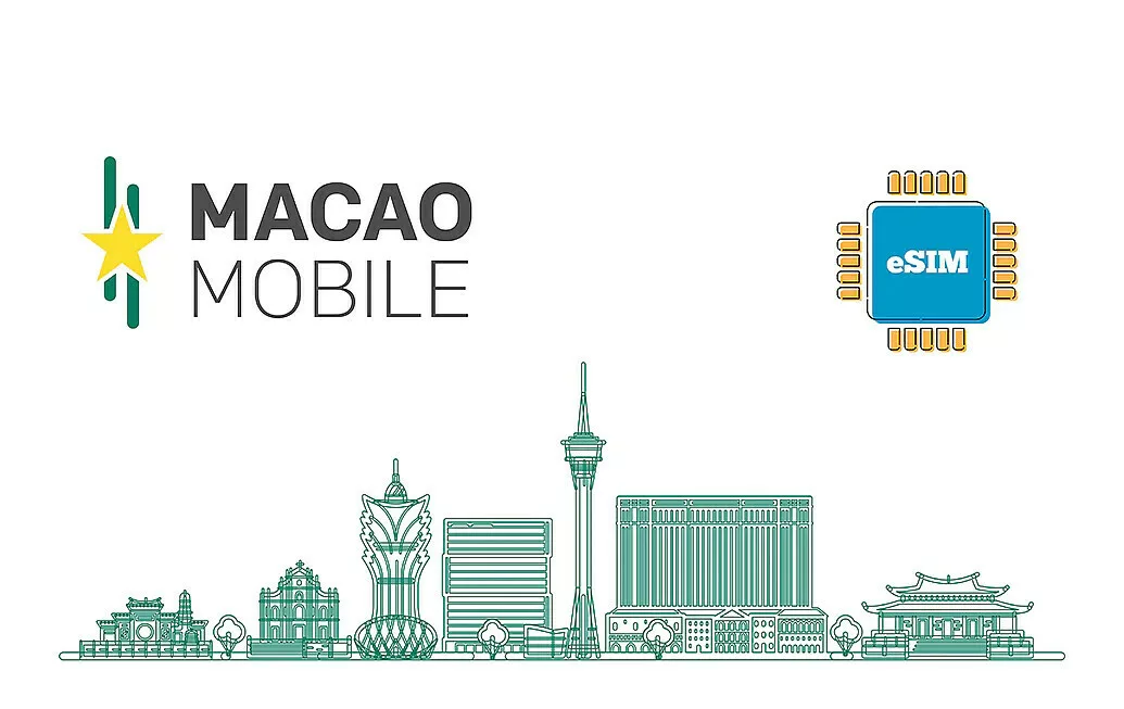 Macau China travel eSIM data card