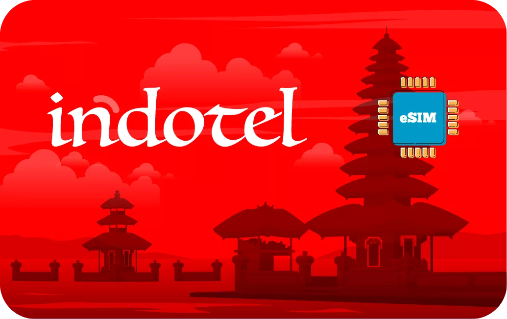 Indonesia travel eSIM data card