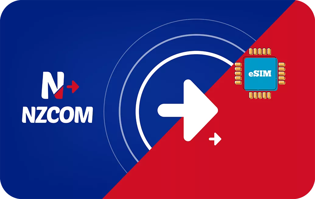 New Zealand travel eSIM data card
