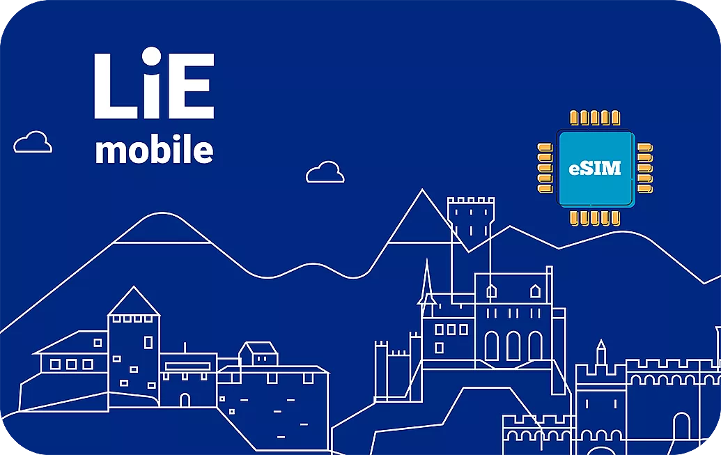 Liechtenstein travel eSIM data card