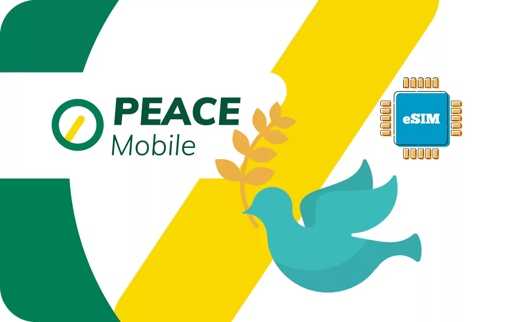 Rwanda eSIM travel data card.