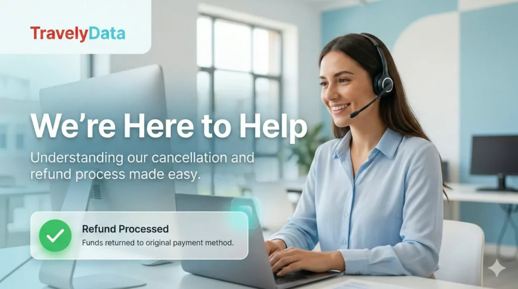 TravelyData cancellation rules