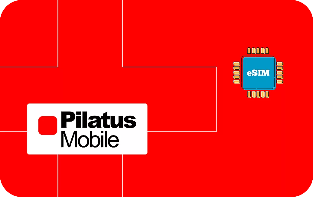 Switzerland travel eSIM data card.