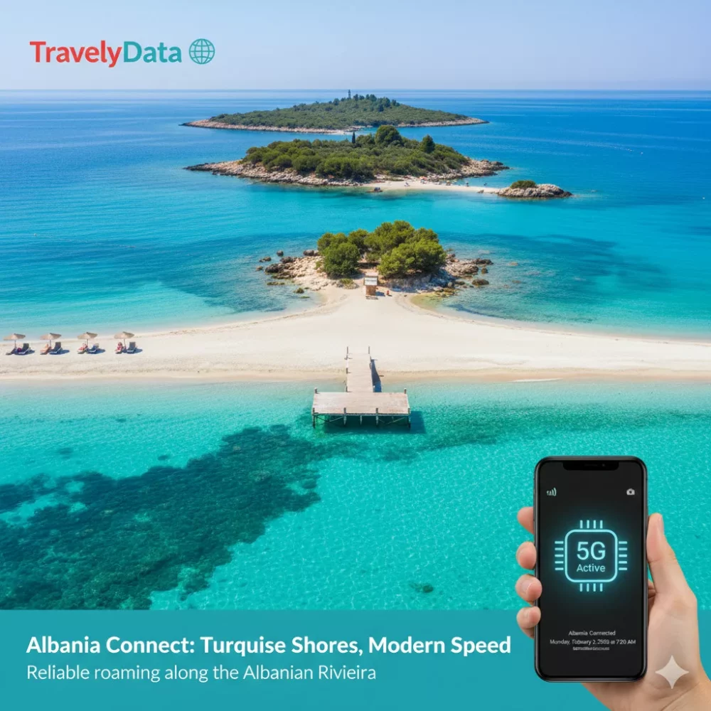 Albania travel eSIM data card