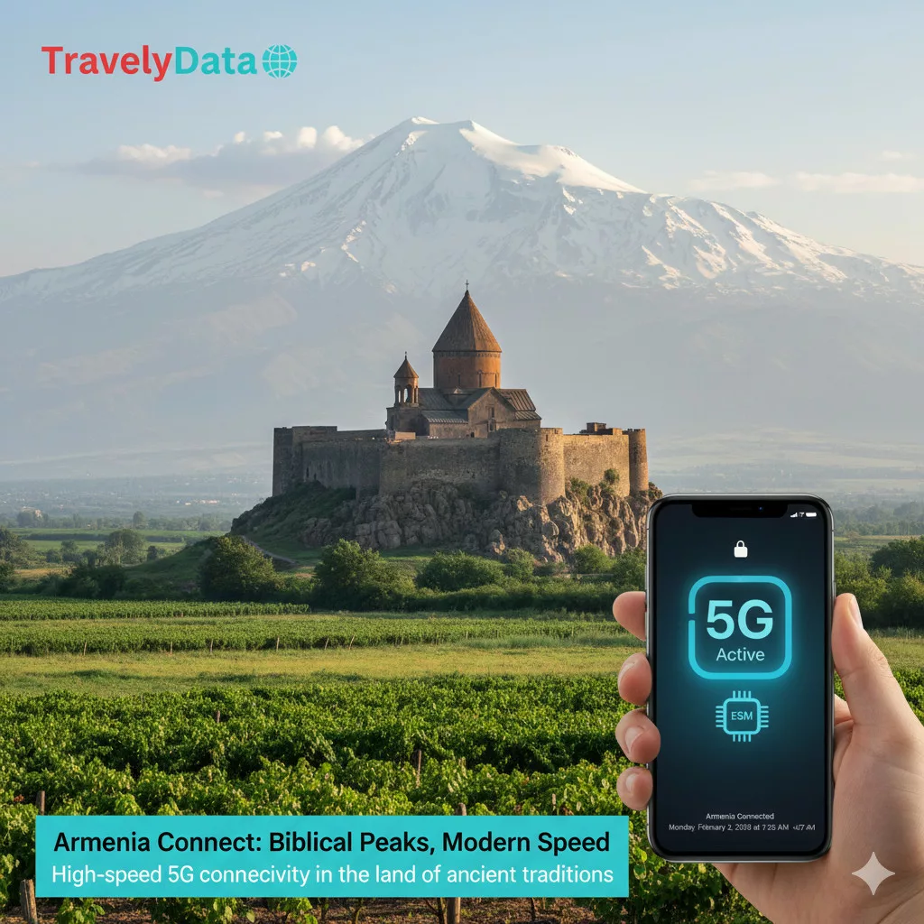 Armenia travel eSIM data card