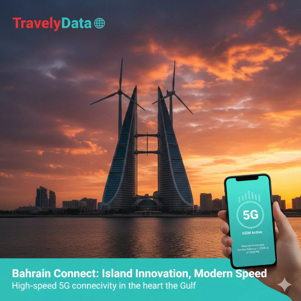 Bahrain travel eSIM data card