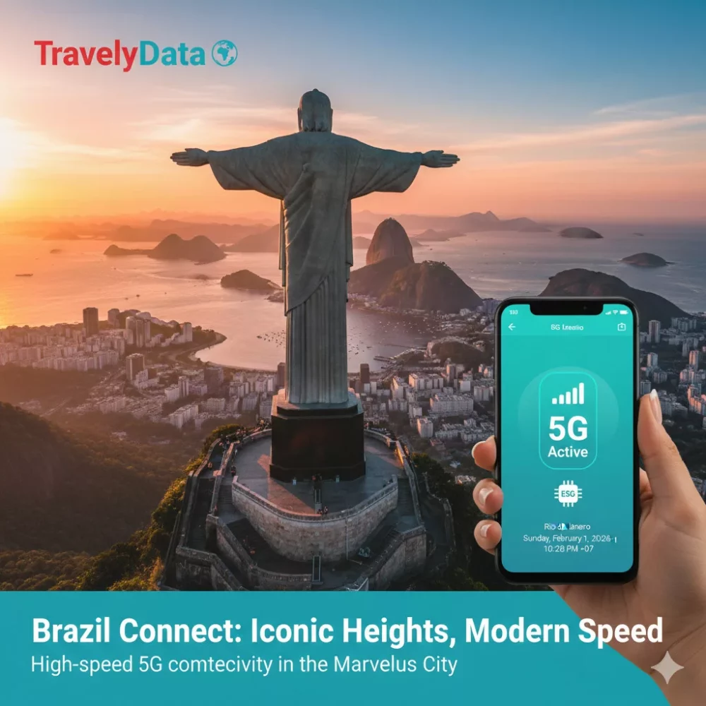 Brazil travel eSIM data card