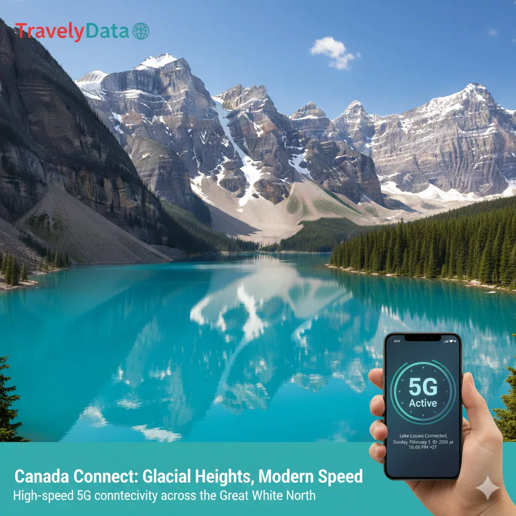 Canada travel eSIM data card