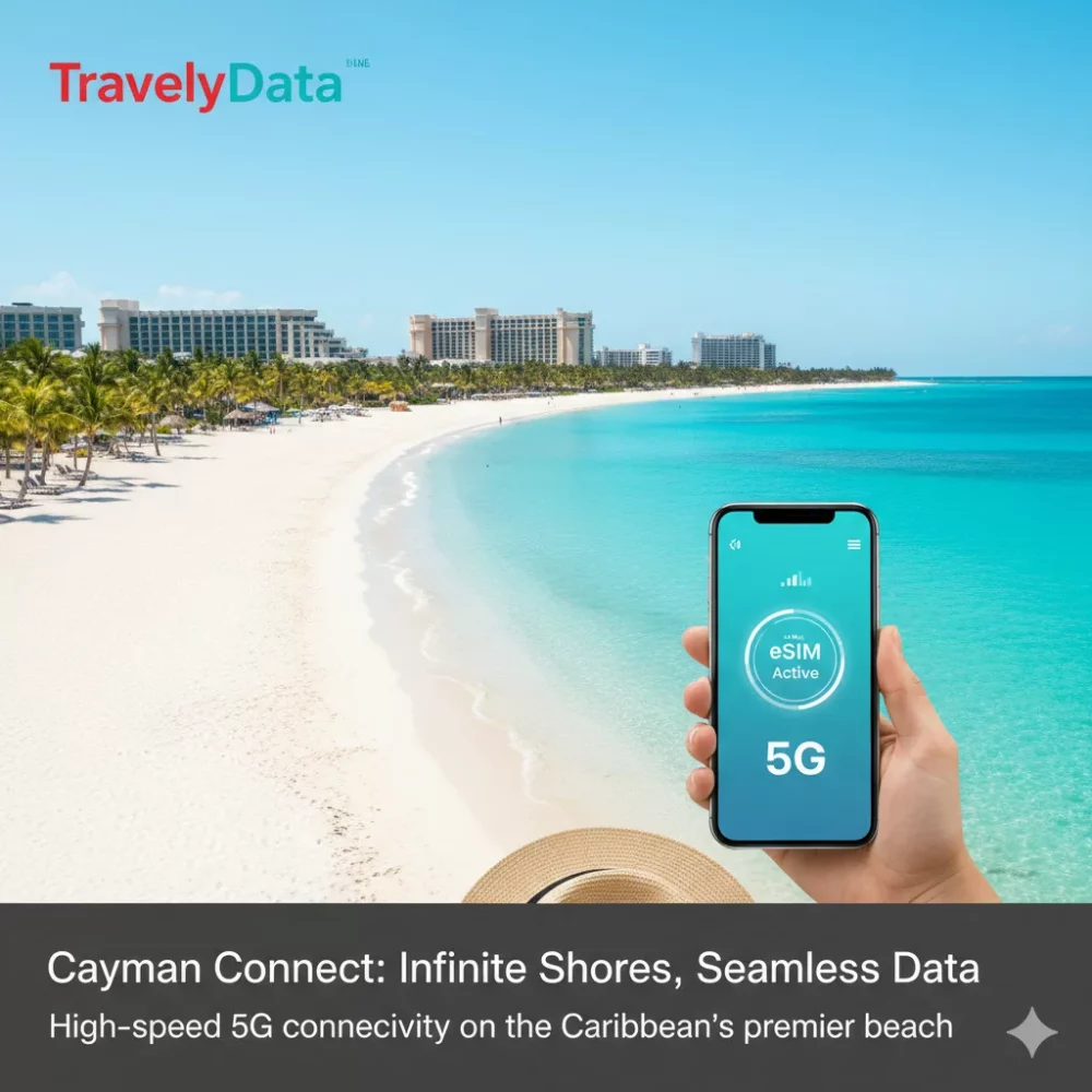 Cayman Islands eSIM travel data card