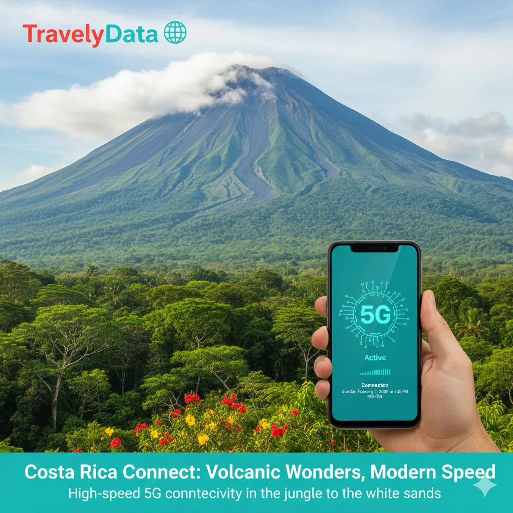 Costa Rica travel eSIM data card