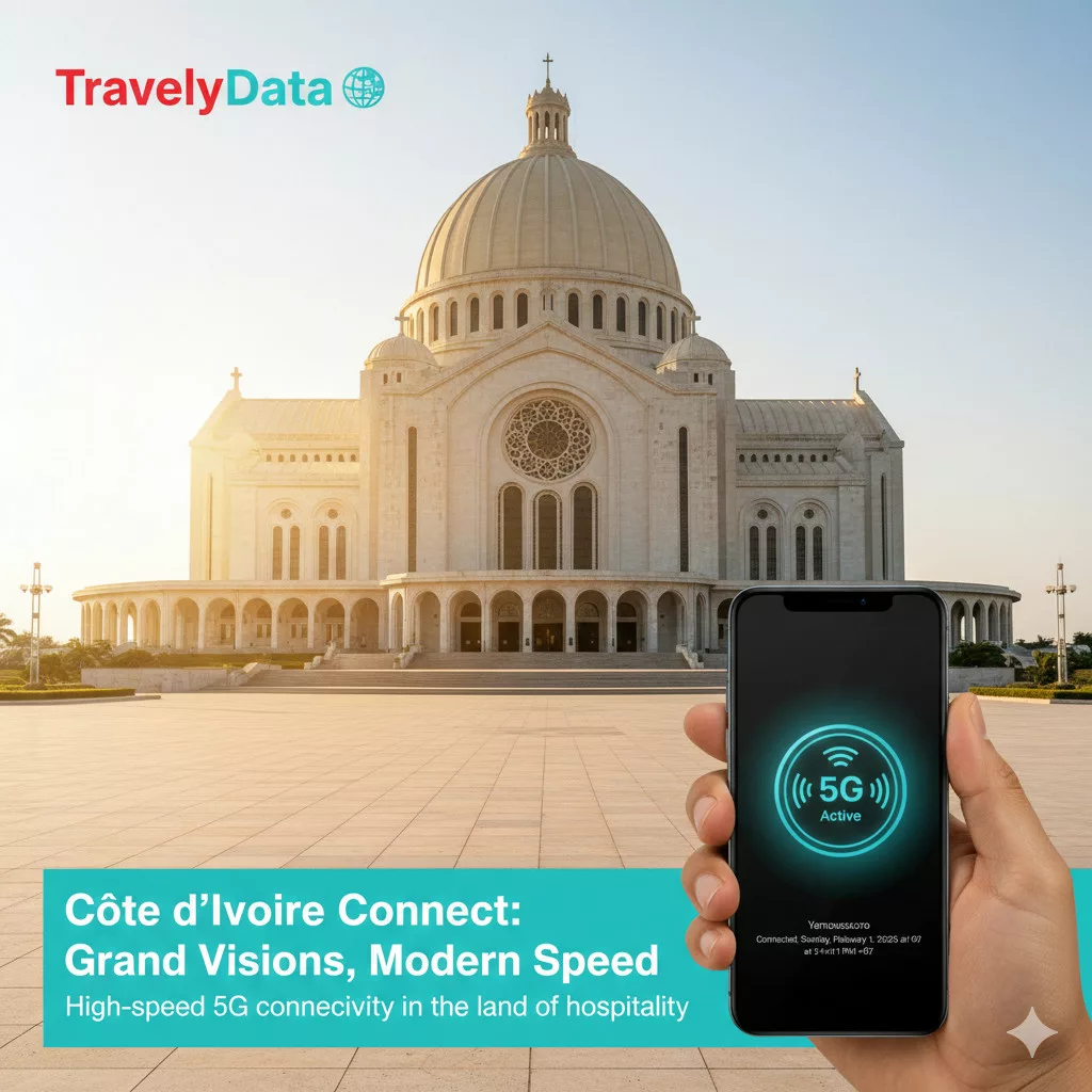 Cote d’Ivoire travel eSIM data card