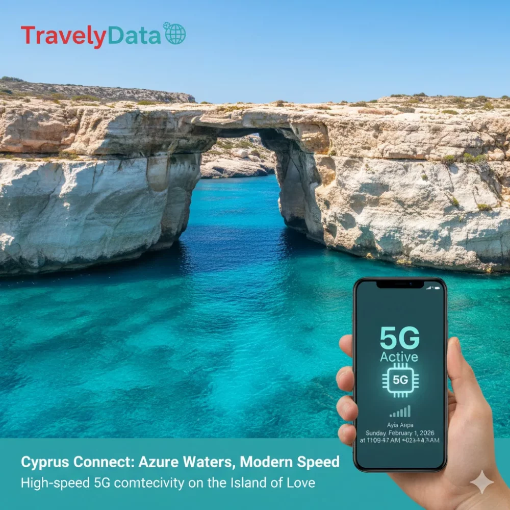 Cyprus travel eSIM data card