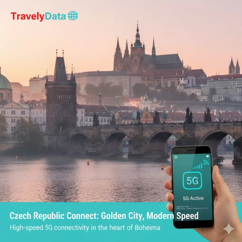 Czech Republic travel eSIM data card