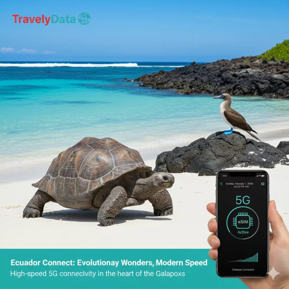 Ecuador travel eSIM data card