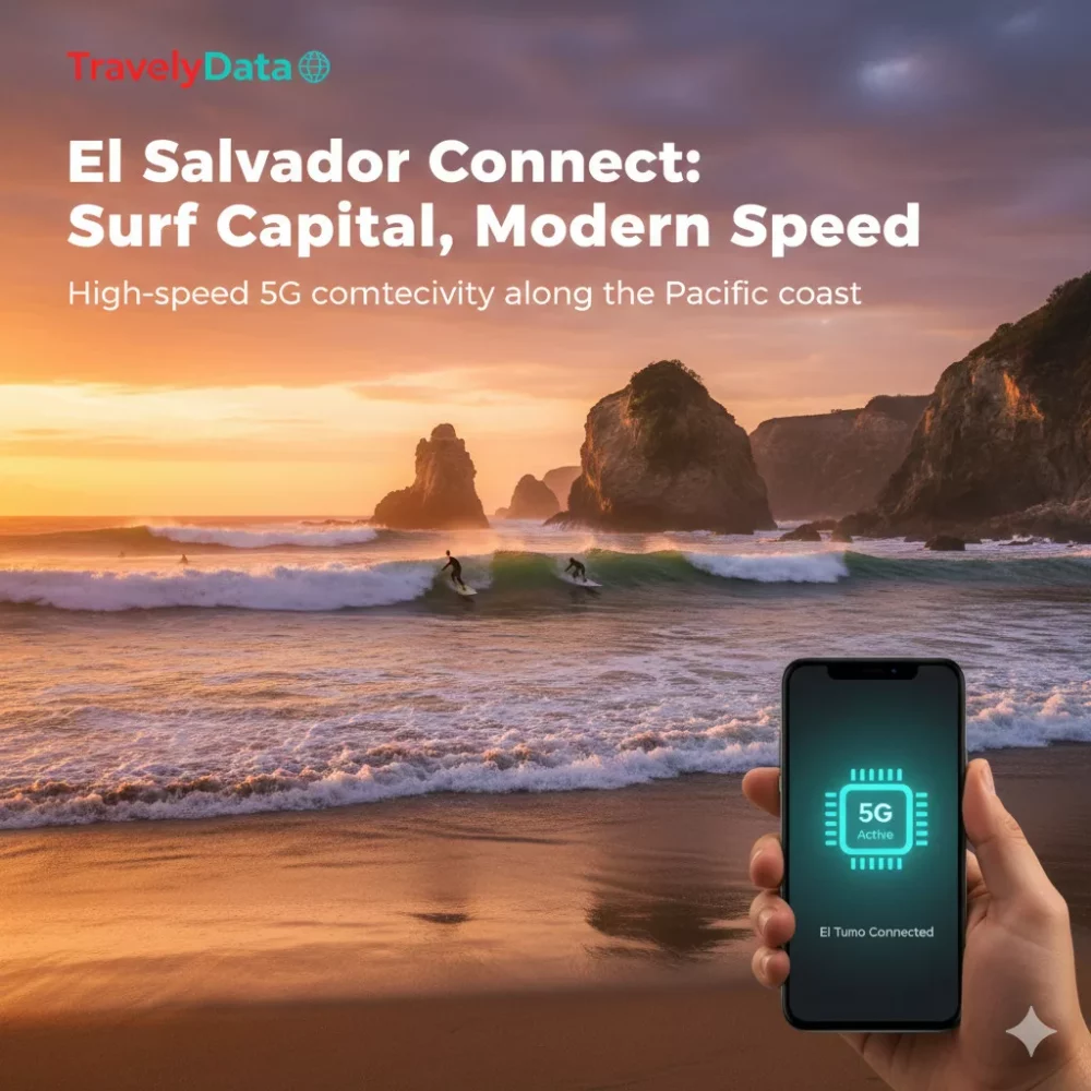 El Salvador travel eSIM data card