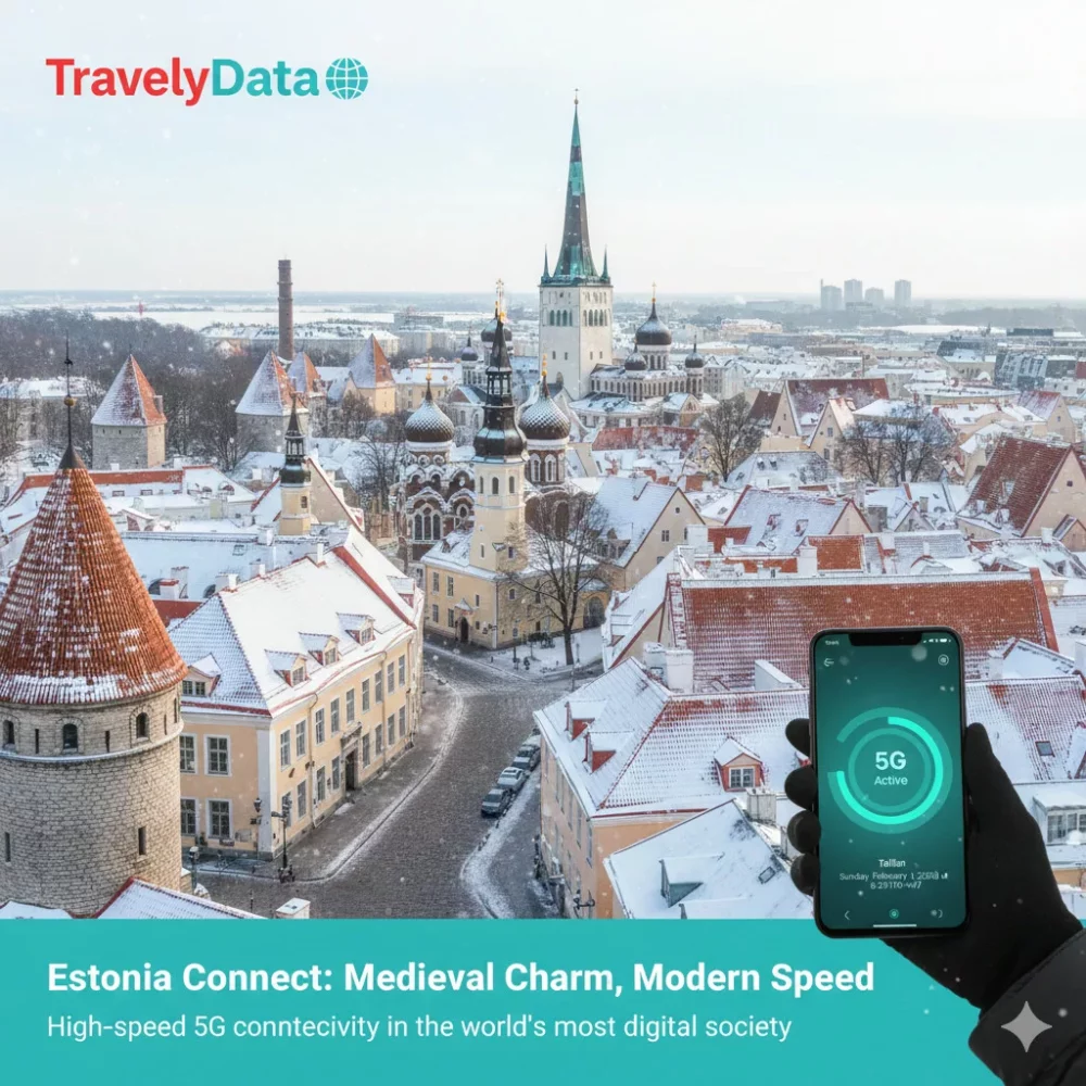 Estonia travel eSIM data card