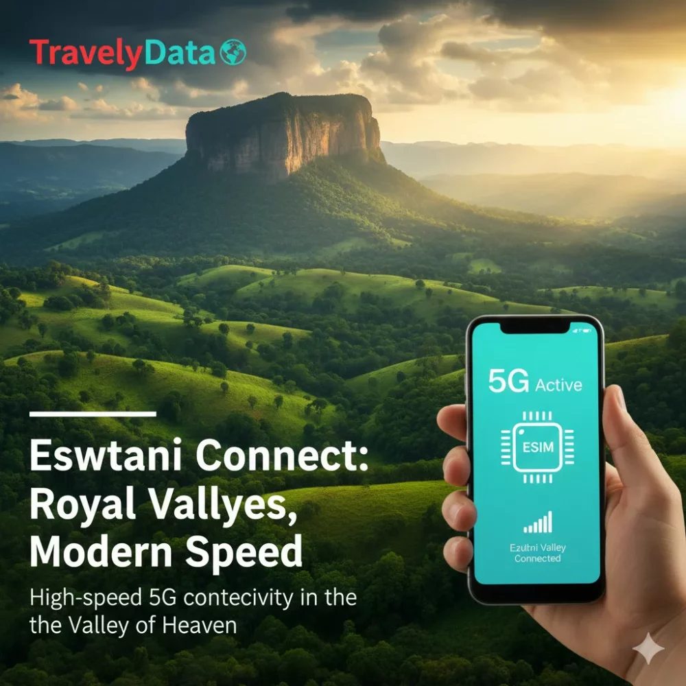 Eswatini travel eSIM data card