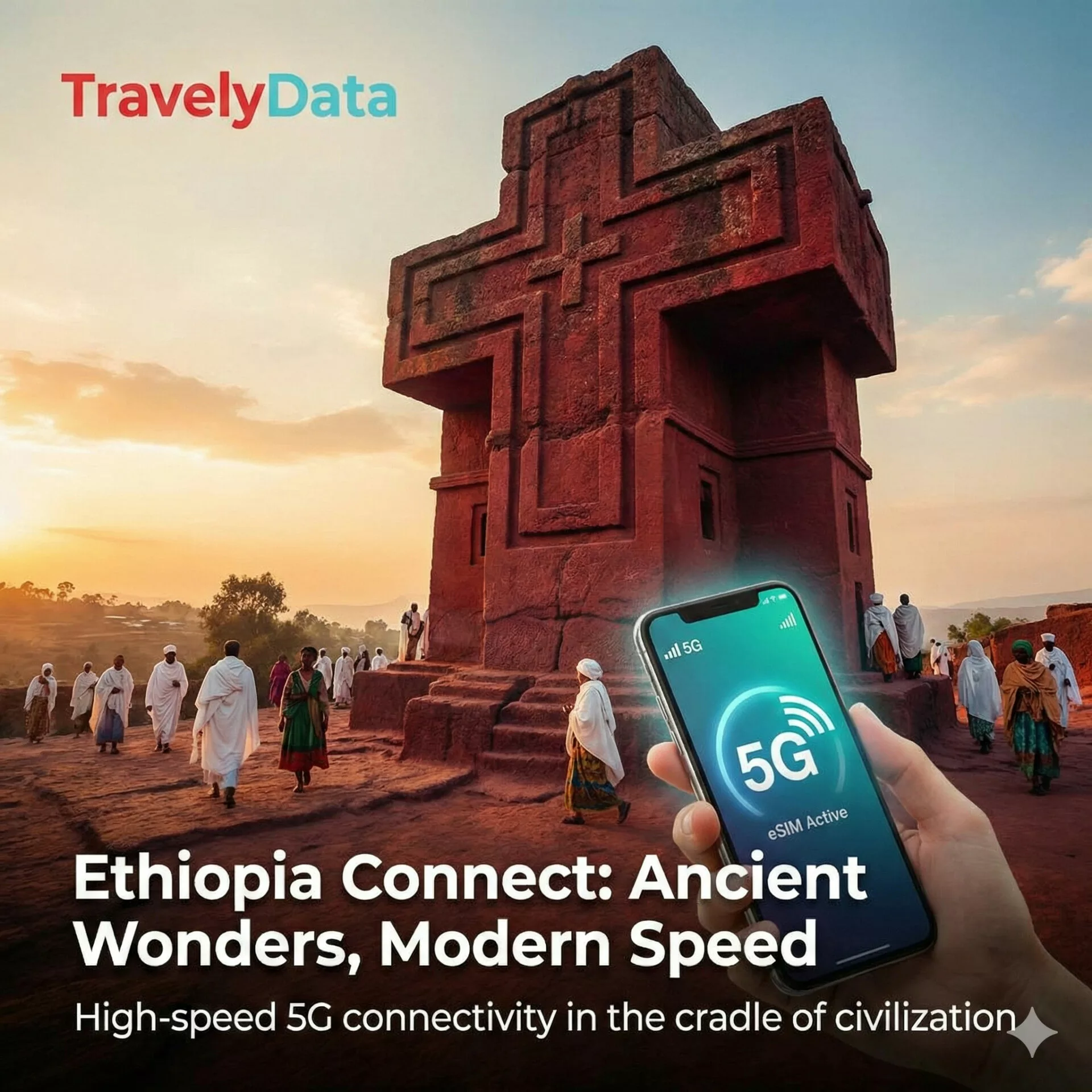 Ethiopia eSIM travel data card