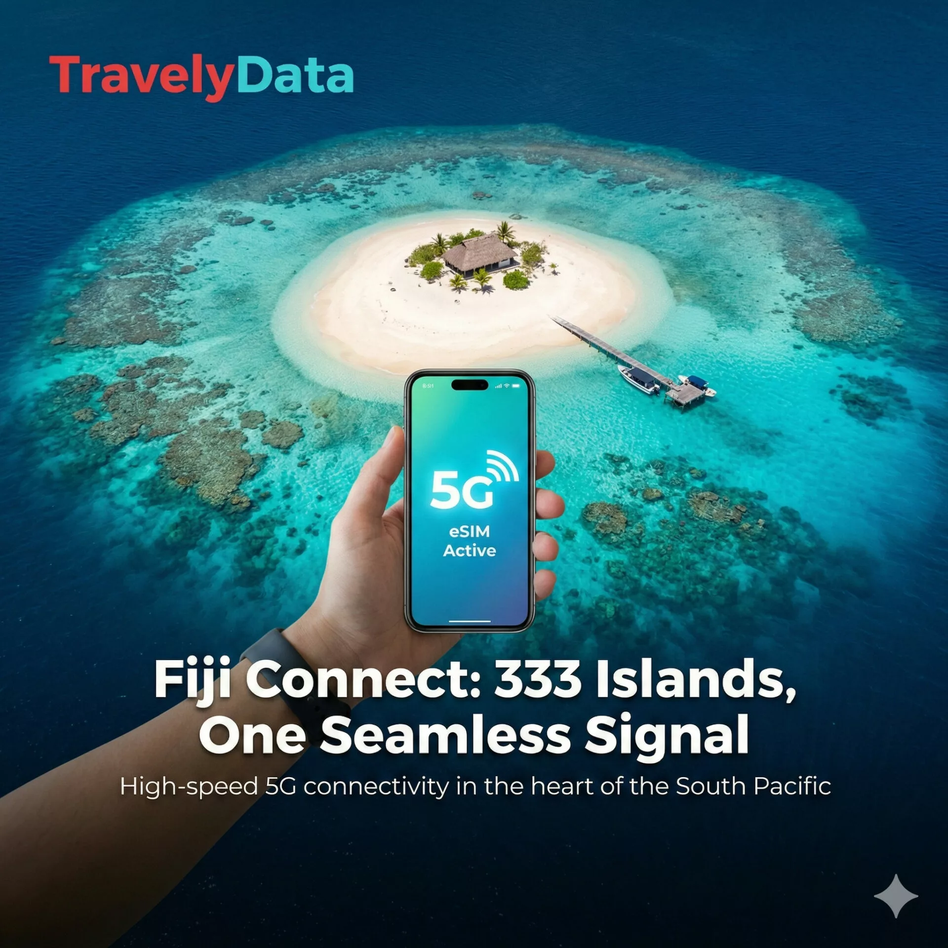 Fiji eSIM travel data card