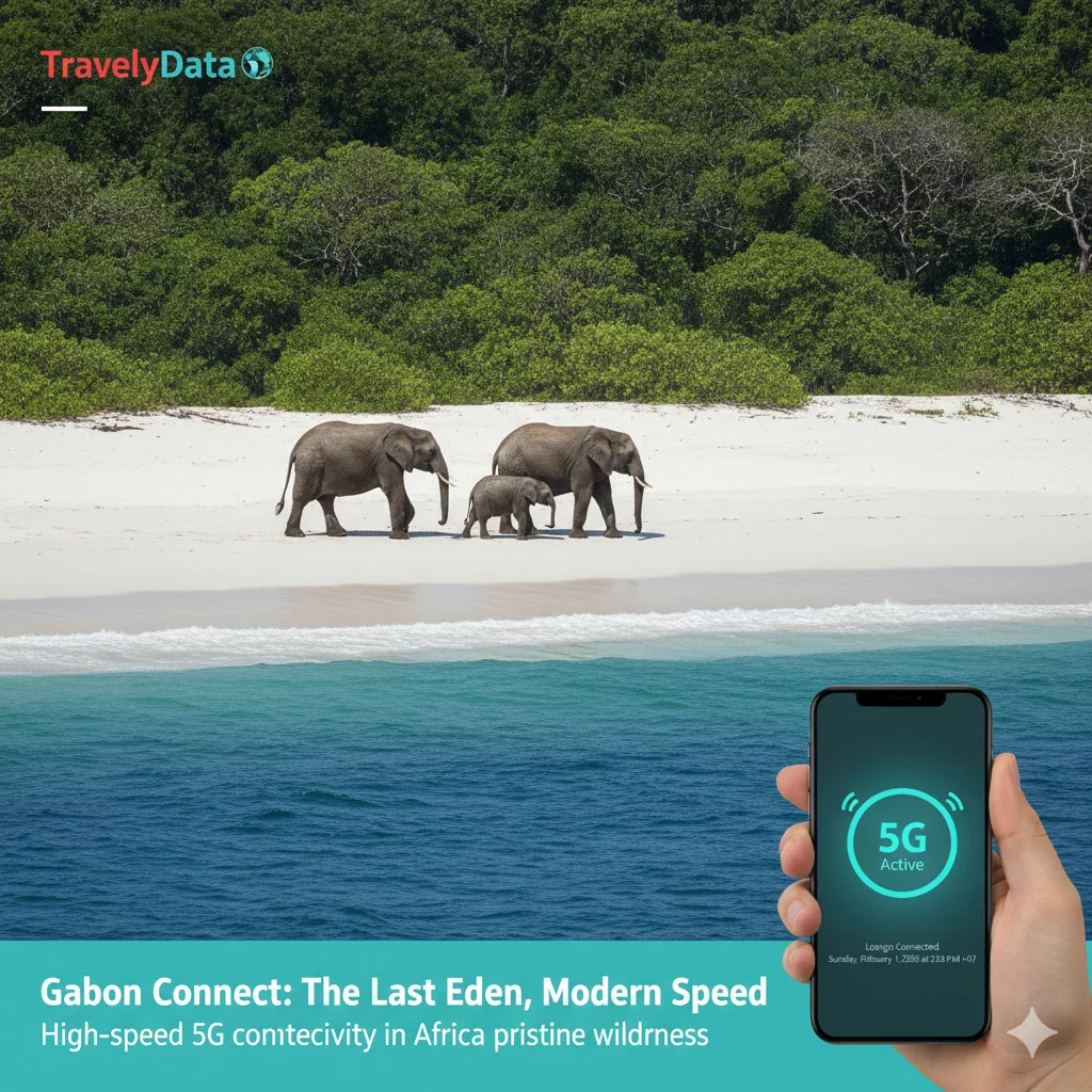 Gabon travel eSIM data card