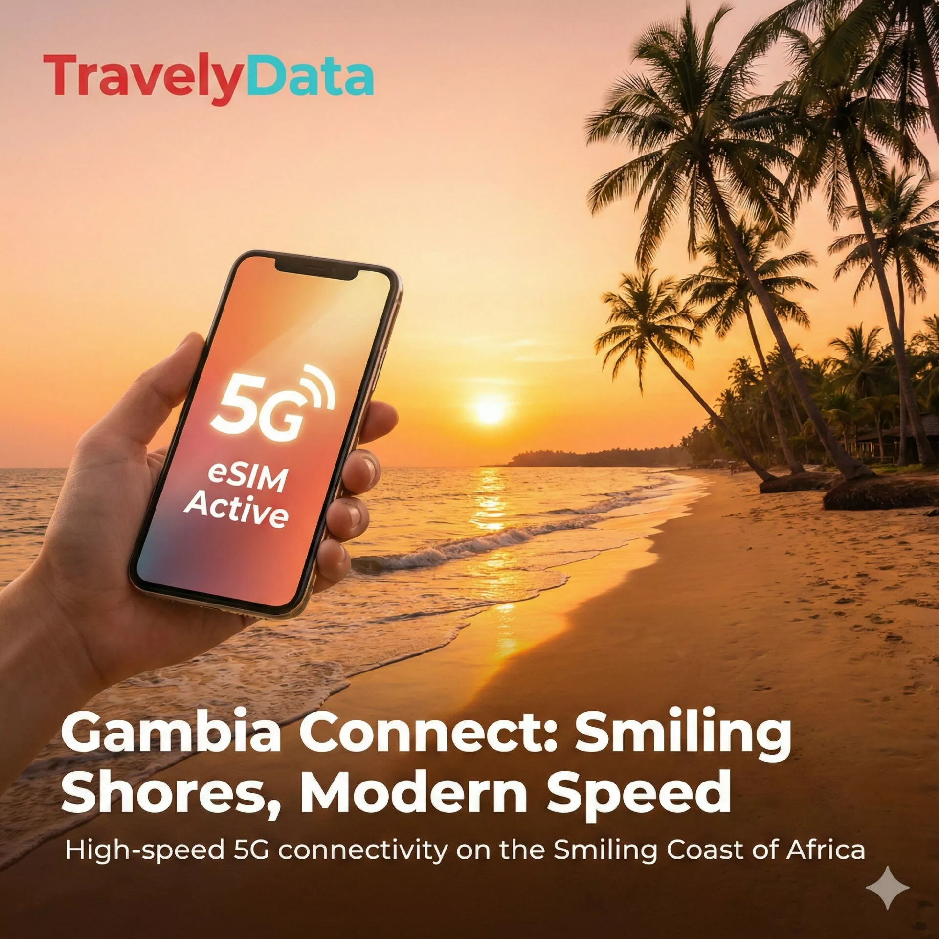 Gambia eSIM travel data card