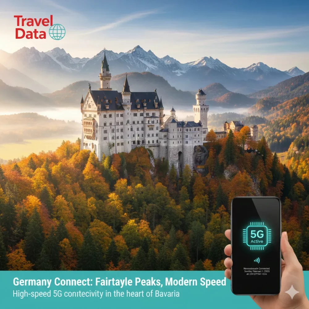 Germany travel eSIM data card