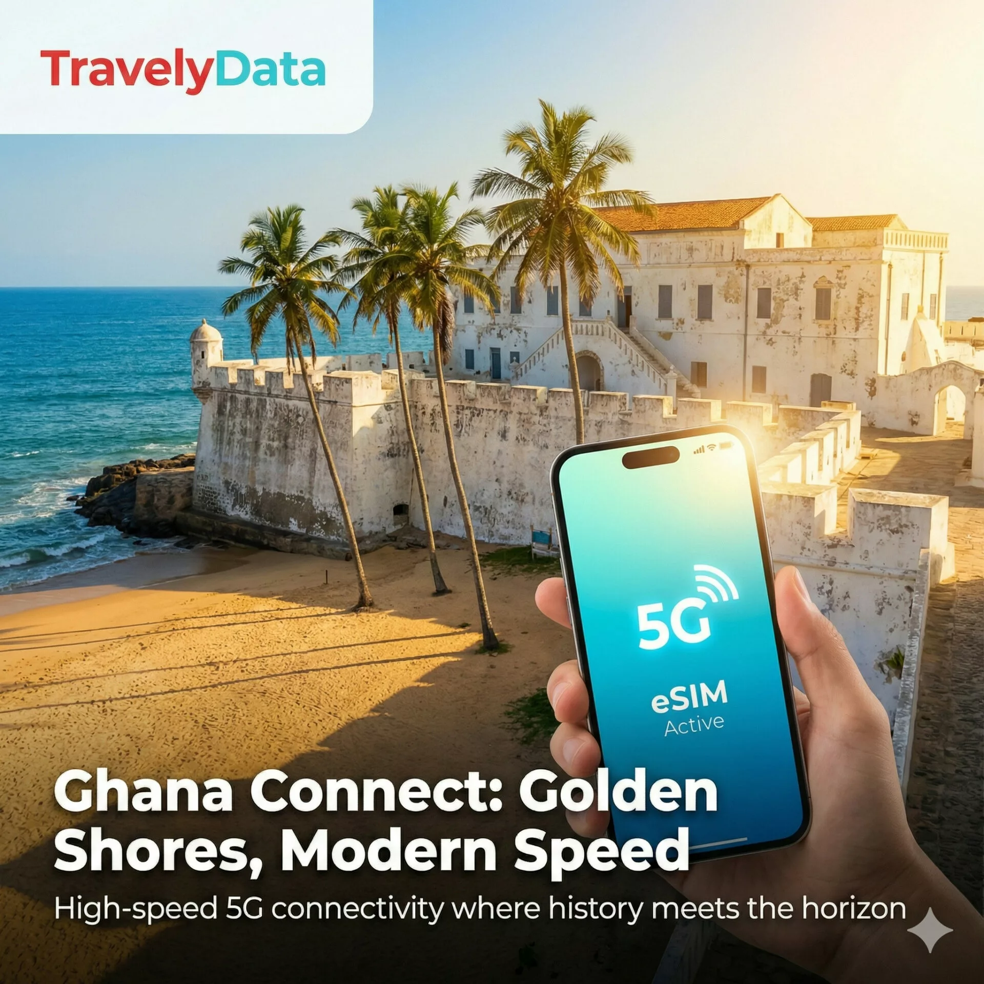 Ghana eSIM travel data card