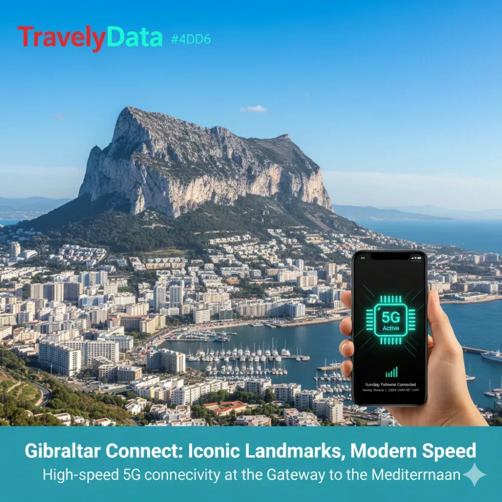 Gibraltar travel eSIM data card
