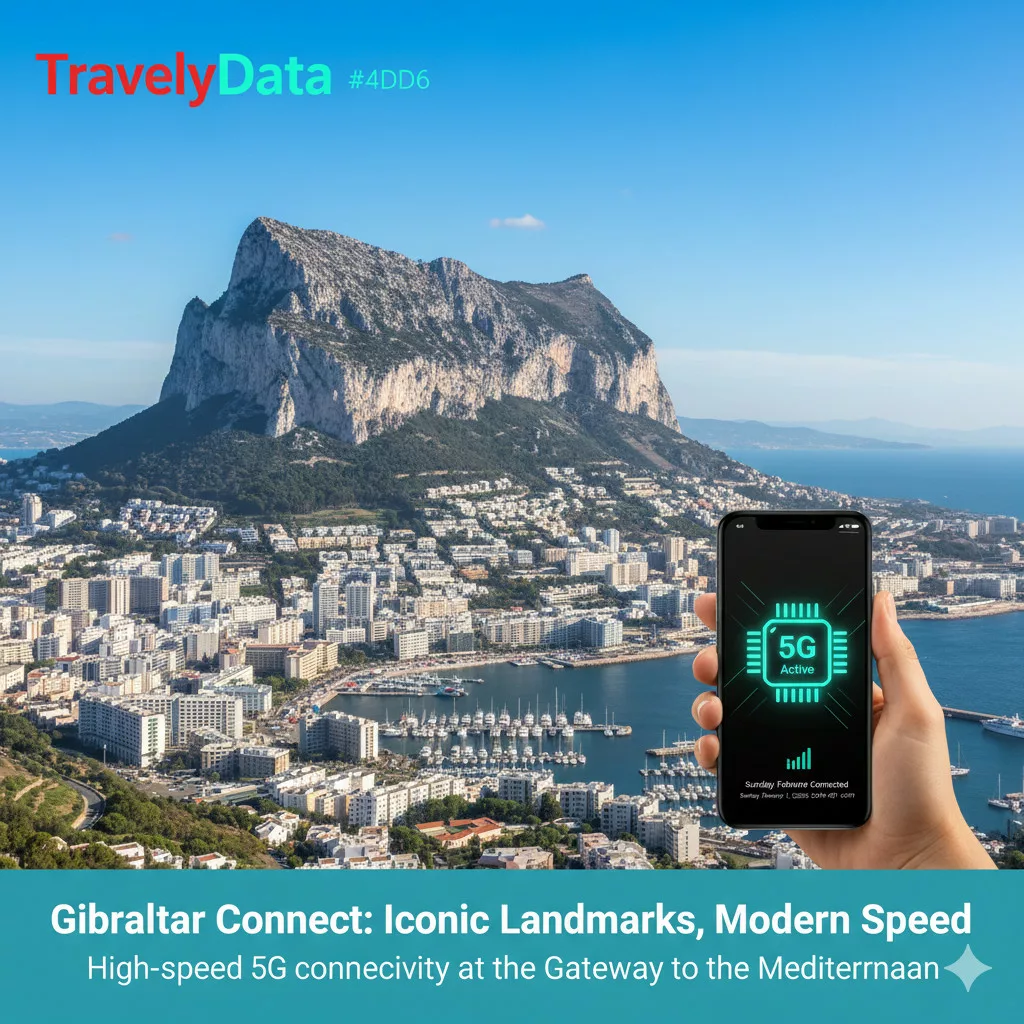 Gibraltar travel eSIM data card