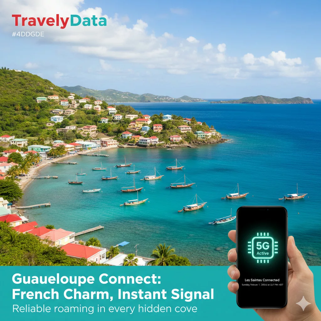 best Guadeloupe travel data eSIM