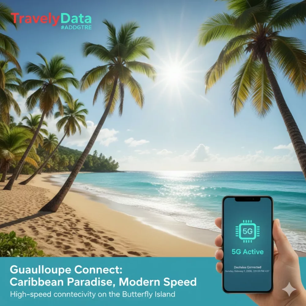 Guadeloupe travel eSIM data card