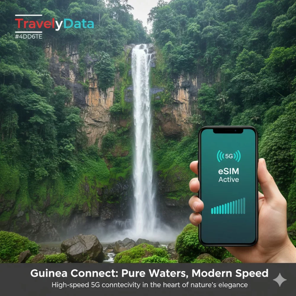 Guinea eSIM travel data card