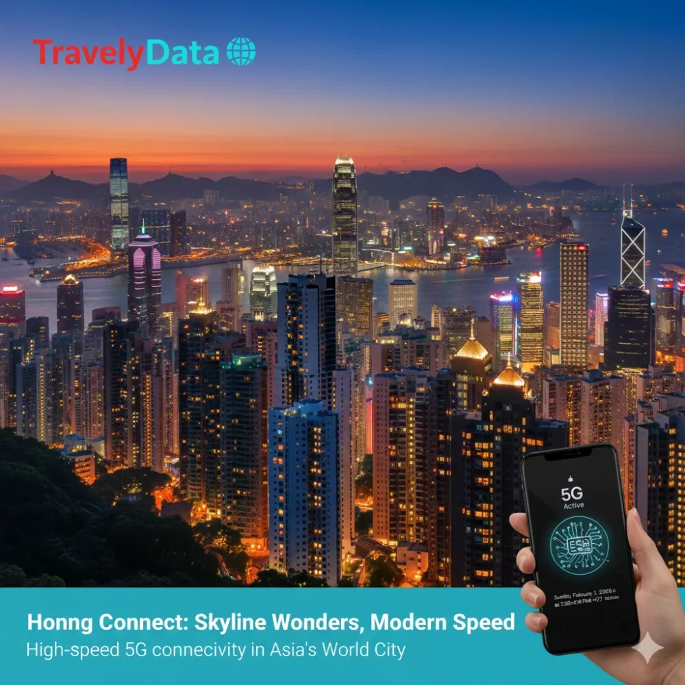 Hong Kong travel eSIM data card