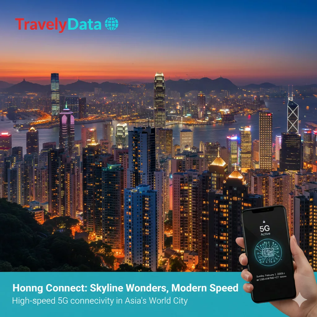 Hong Kong travel eSIM data card