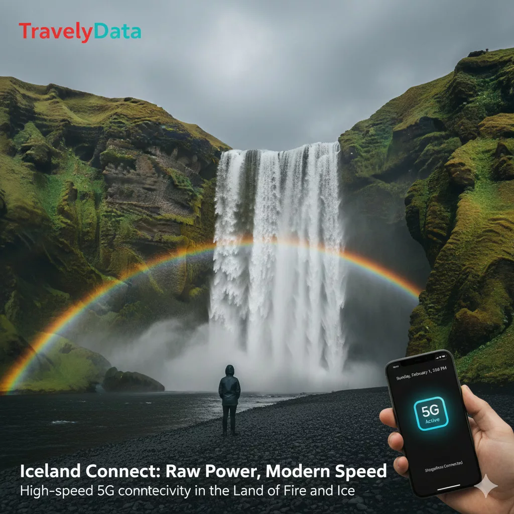 Iceland travel eSIM data card
