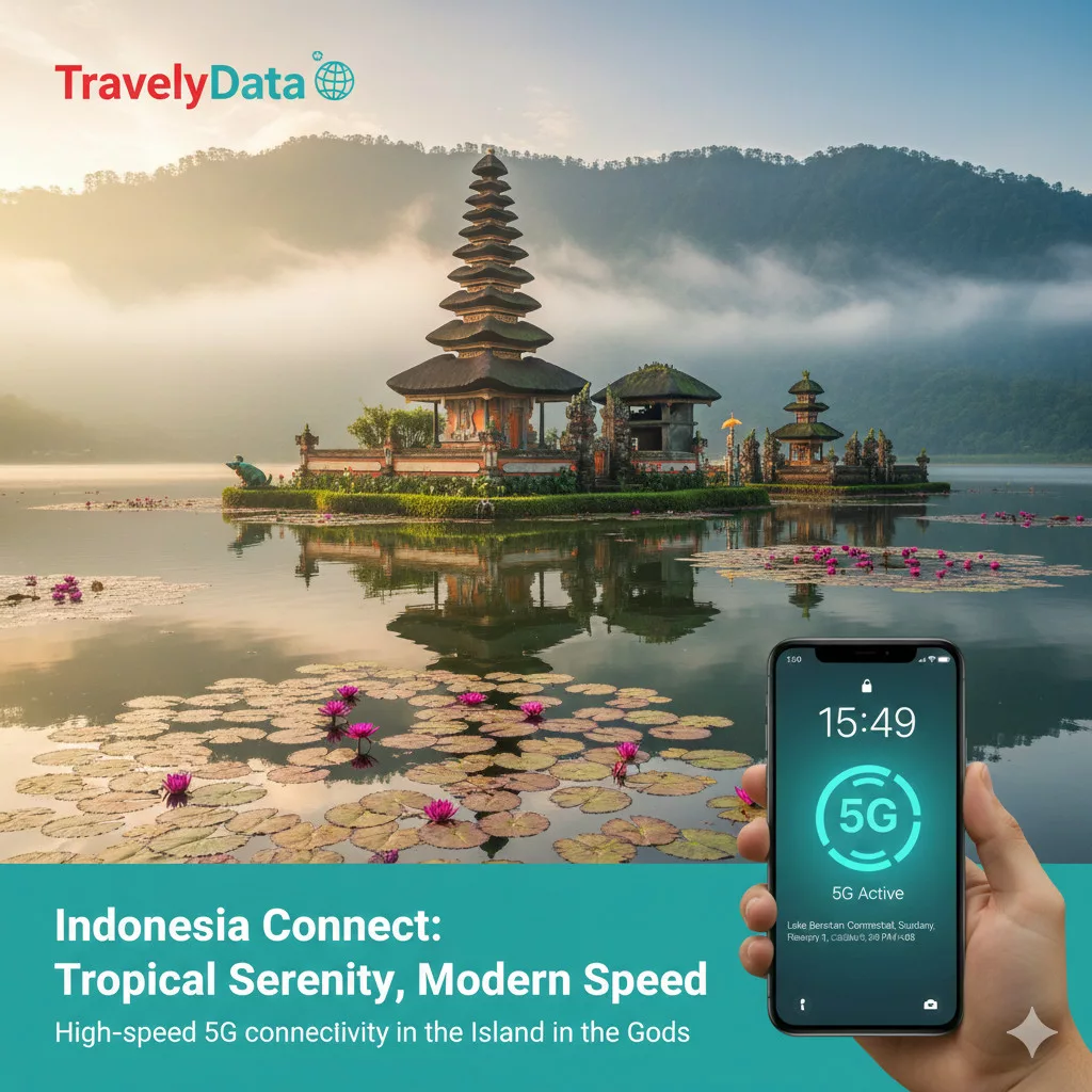 Indonesia travel eSIM data card