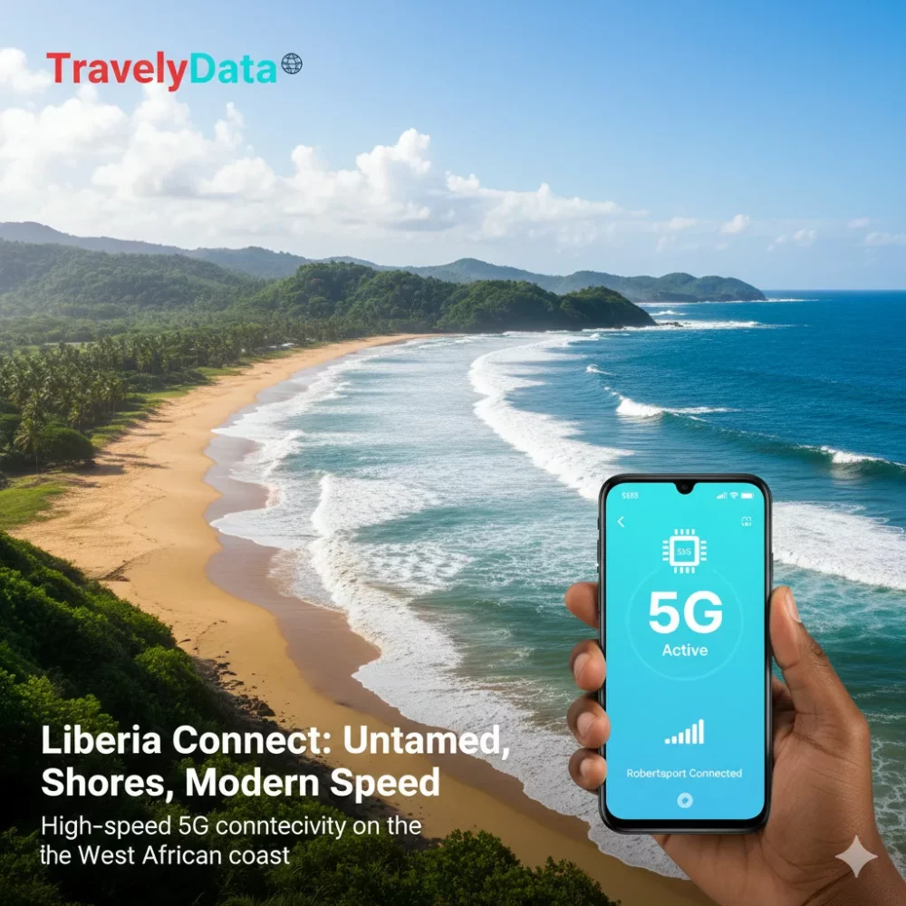Liberia travel eSIM data card