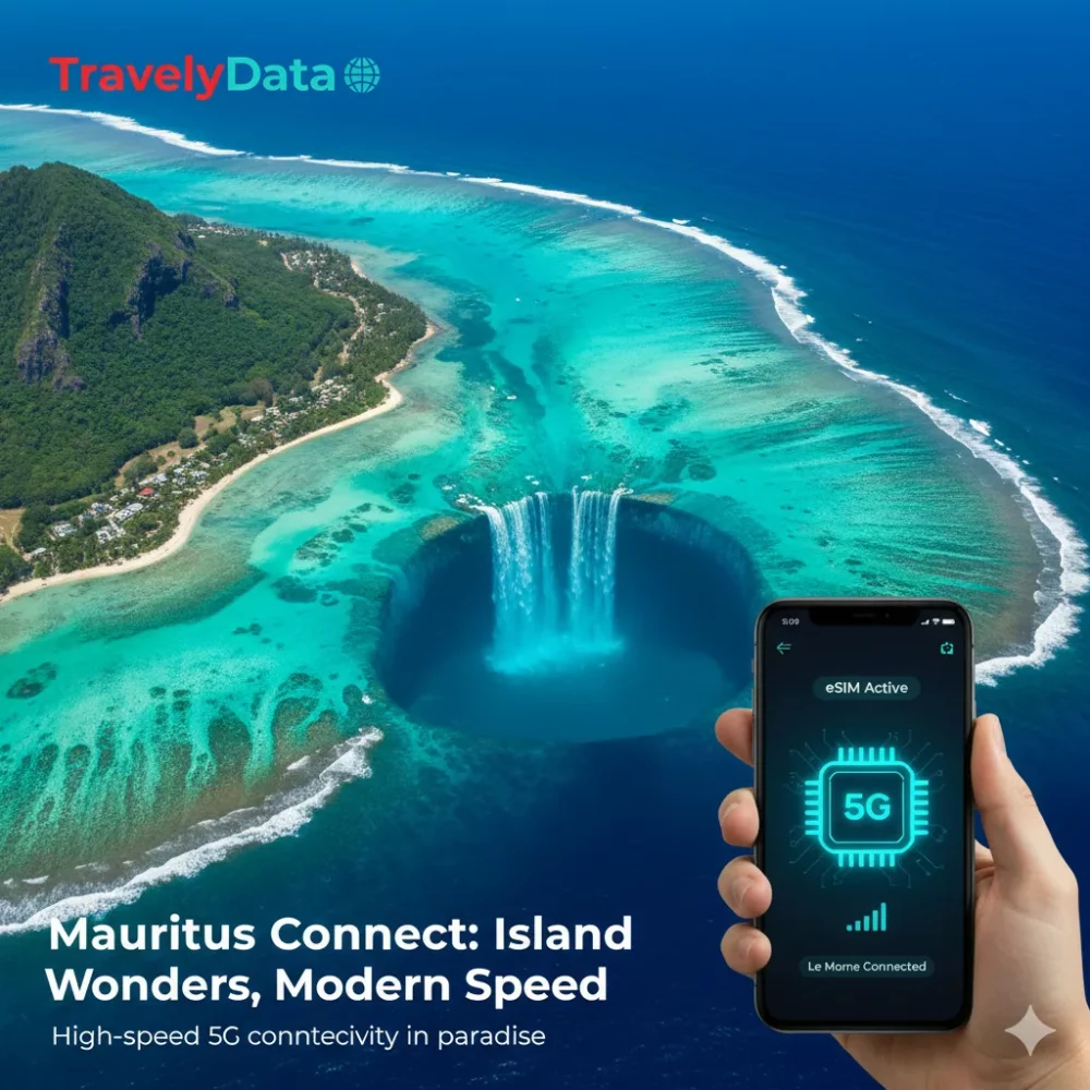 Mauritius travel eSIM data card