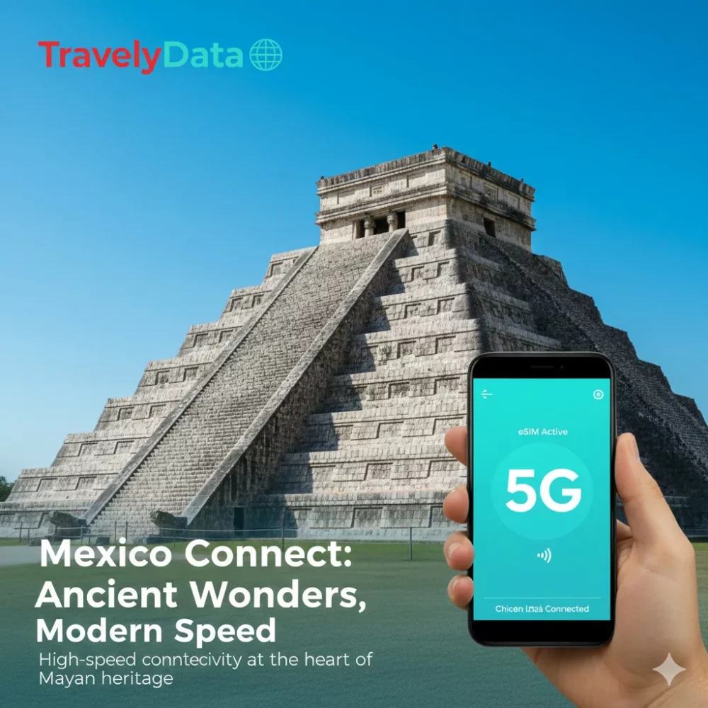 Mexico travel eSIM data card