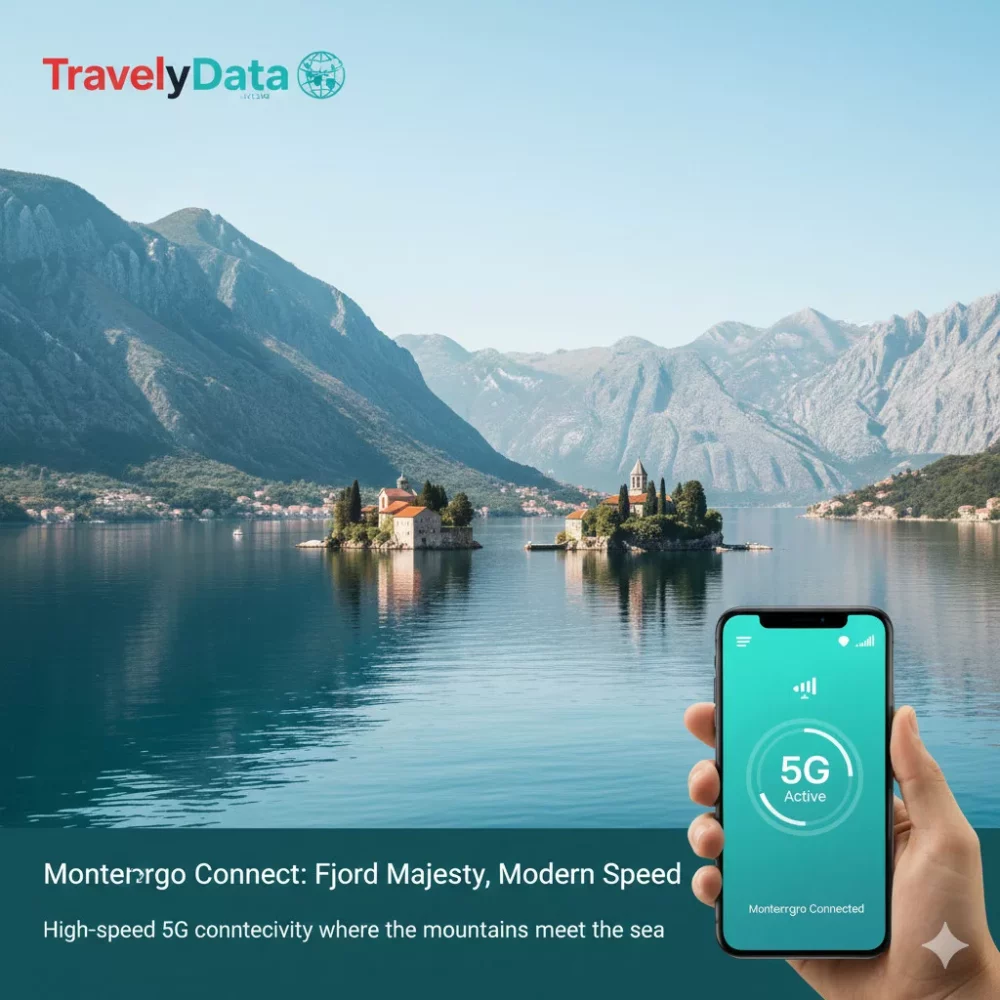 Montenegro travel eSIM data card