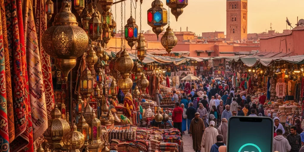 Morocco travel eSIM data card