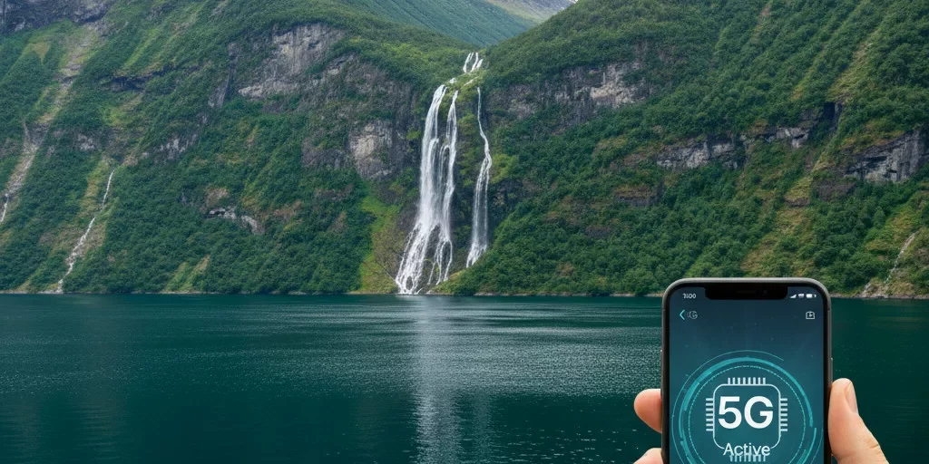 NORWAY TRAVEL eSIM | Fastest Arctic 5G • 99% Population Coverage Norway travel eSIM data card